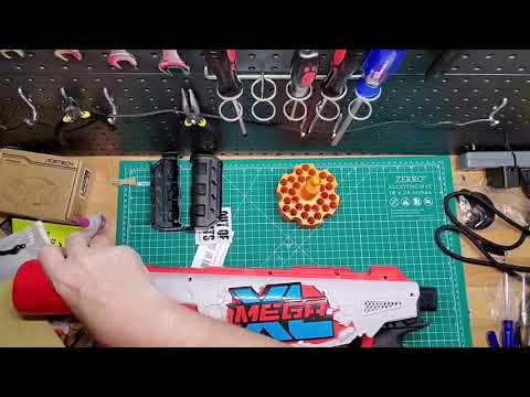 Nerf Mega XL Boom Dozer Full Length/Short Dart Cylinder from OutofDarts
