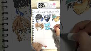 45分で何ができる？『は』から始まる名前のキャラ①何人描けるか検証してみた #Shorts