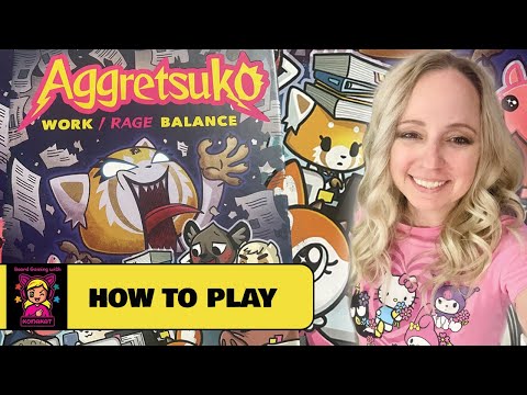  How to Set up and Play Aggretsuko Work/Rage Balance Game