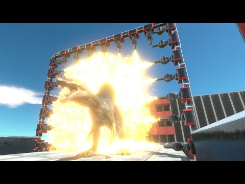 The Flamethrower Ring Challenge Animal Revolt Battle Simulator