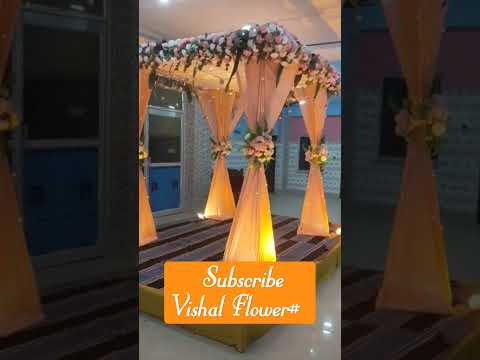 Wedding flower mandap ! shadi ka mandap decoration idea #shorts #viral #video #flowers #wedding