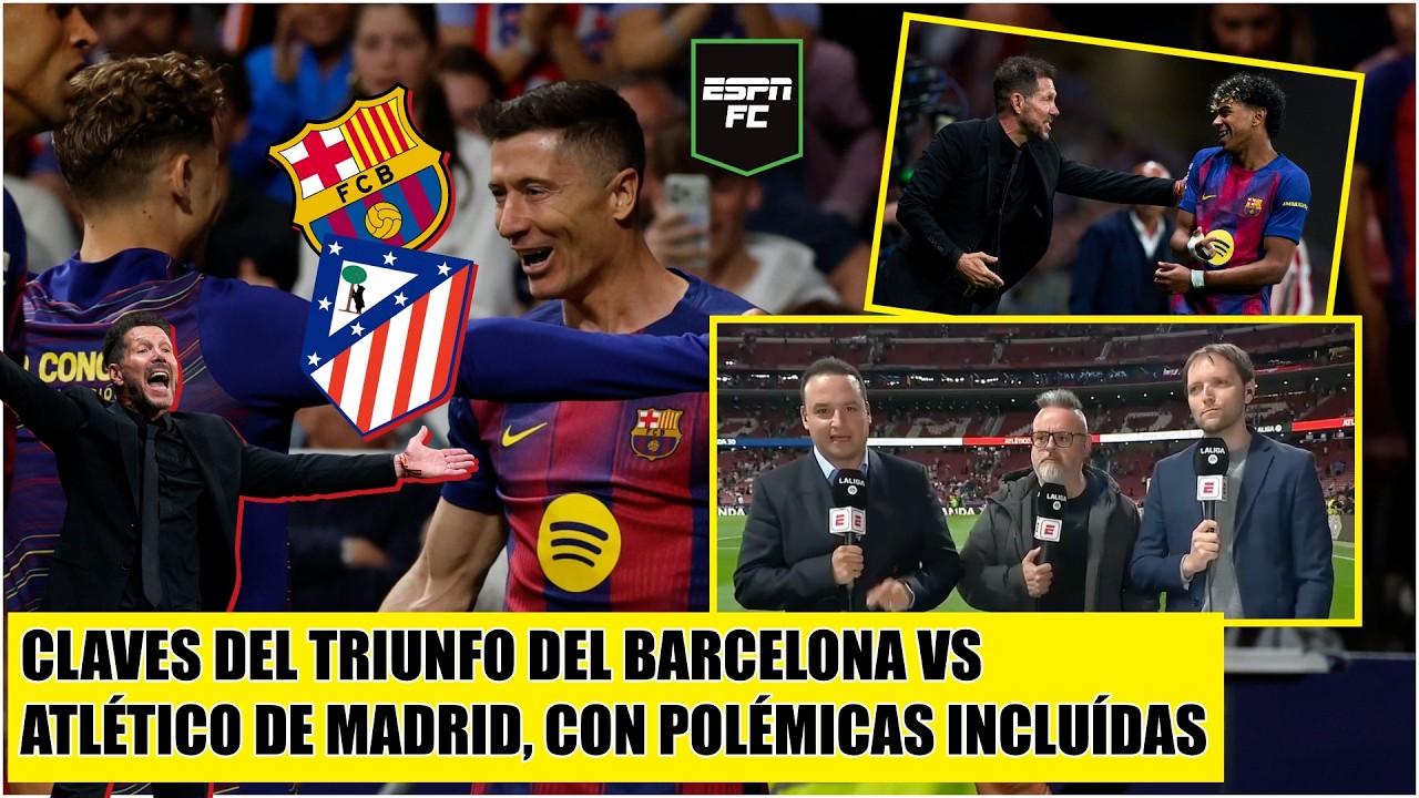 Primera prueba superada para el BARCELONA vs ATLÉTICO MADRID tras intenso y POLÉMICO duelo | ESPN FC