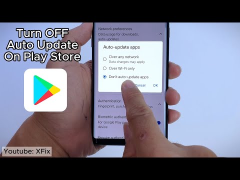 Turn Off Auto Update Apps on Play Store