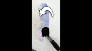 Watercolor TRICK for controlling edges! 🎨 #watercolor
