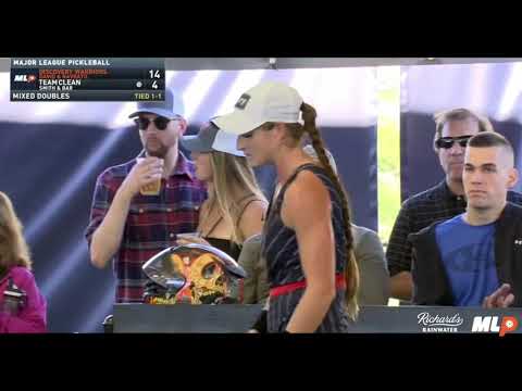 Callie Smith Down The Line Shot During Major Leauge Pickleball Season One