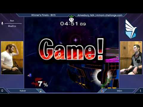 MMOM155 SSBM - Kalvar (Marth) vs. th0rn (Falco) - Melee WF
