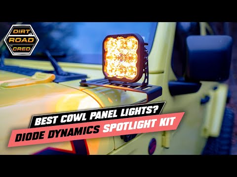 Are these the Best Cowl Panel Jeep Wrangler Lights? (Diode Dynamics SS5 Spotlight Kit)