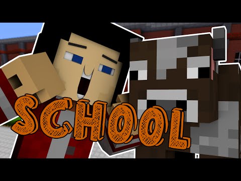 Gizzy Gazza Cartoons - Minecraft School - GIZMOO THE SCHOOL MASCOT! #28 | Minecraft Roleplay