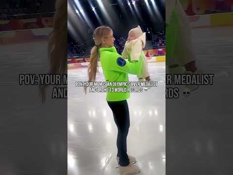 Misha Is So Cute!  #figureskating #alexandratrusova