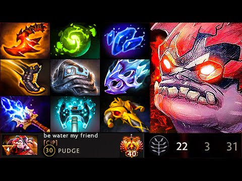 🔥 9K MMR Intense Game - Rank 40 Charlie Pudge Carry Got Out of Control | Pudge Official