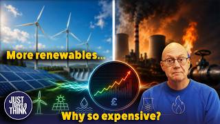 UK electricity pylons and wind turbines illustrating marginal pricing explainer
