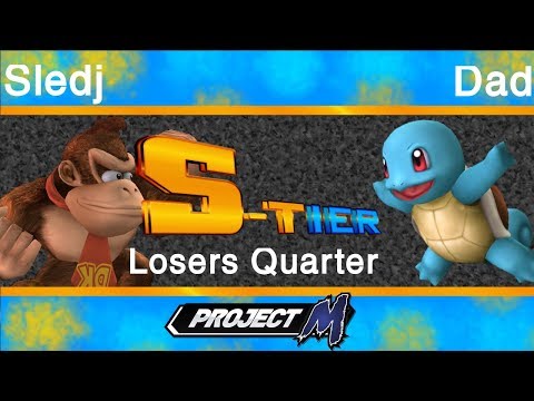 SSS Tier #10 PM LQ: Sledj (DK, Fox, Sheik) vs. Dad (Squirtle, Wolf)