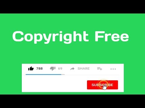 Copyright Free Green Screen Like And Subscribe Video Footage By FS GreenScreen Video