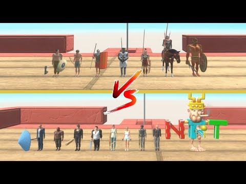 Ancient Humans vs Modern Humans | 3 vs 3 - Animal Revolt Battle Simulator