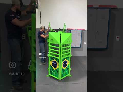 Esse vai para cidade de Piracanjuba -GO Brete para team roping. #goiás #rodeio