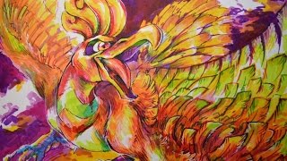 Ho-oh traditional speedpaint