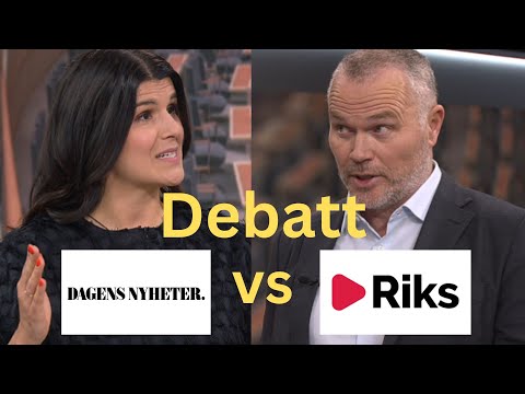 Debatt: Riks vs Dagens nyheter [Svt Aktuellt]