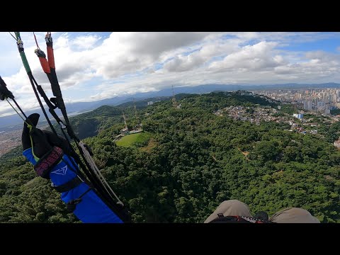 Voo 204 de Parapente IKE Costa - 07/04/2022 - Lift em São Vicente