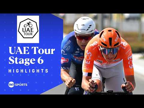 IN A LEAGUE OF HIS OWN! 🤩 | Men's UAE Tour Stage 6 Race Highlights | TNT Sports Cycling