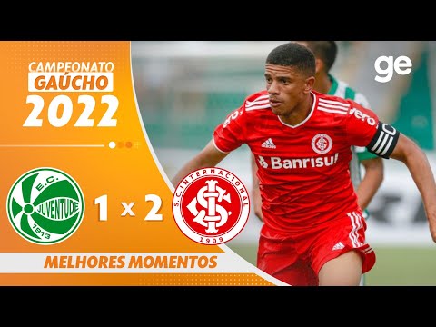 JUVENTUDE 1 X 2 INTERNACIONAL | MELHORES MOMENTOS | 1ª RODADA GAÚCHO 2022 | ge.globo