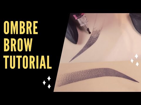 HOW TO DO OMBRE BROWS - STEP BY STEP (SPANISH SUBTITLES)