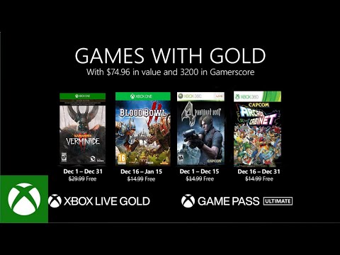 Xbox Live Gold Lineup Revealed | Xbox Games with Gold December 2021 🔥