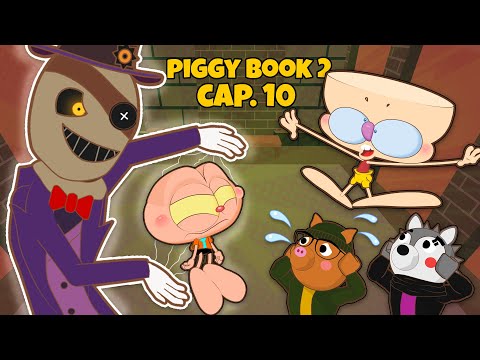 Mongo e Drongo em Piggy Book 2 - Capítulo 10 Controlados por Tio? Piggy do Roblox em desenho animado