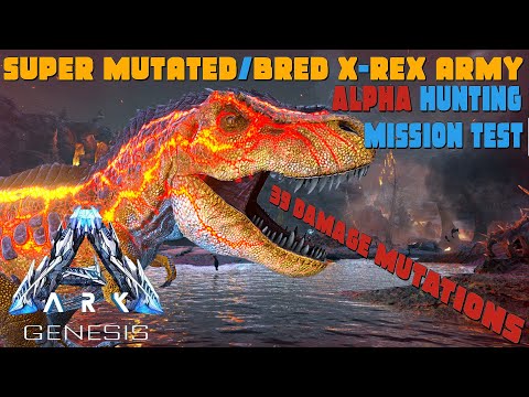 ARK: Genesis - Introducing The SUPER X-REX ARMY! Mutations & Cool Colours!!
