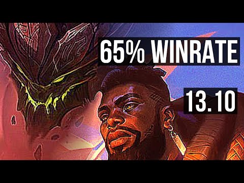 MALPHITE vs K'SANTE (TOP) | 65% winrate, 3/0/2 | KR Master | 13.10