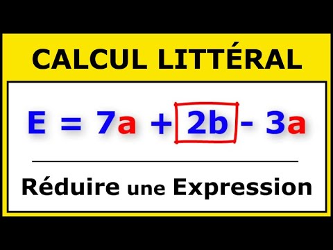 Réduire une Expression Littérale - Technique en 3 étapes | Cinquième - Collège | Calcul Littéral