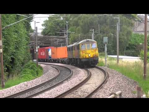 86604/86627 4m74 Coatbridge - Crewe liner, 21st July 2015