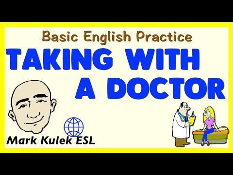 Visiting A Doctor | Basic Conversation Practice | ESL | EFL