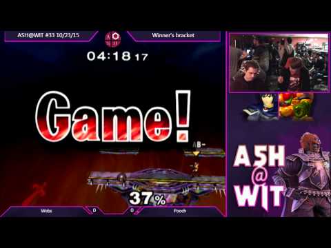 Webs (Marth) vs. Pooch (Samus) - ASH@WIT #33 Melee Bracket