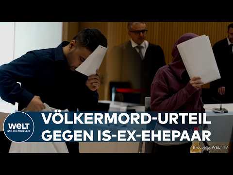 Video Thumbnail: VÖLKERMORD: OLG München fällt Urteil gegen IS-Ex-Ehepaar – Lebenslange Haft verhängt