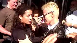 Marie Fredriksson with The Real Roxers in Uruguay, April 3rd, 2011