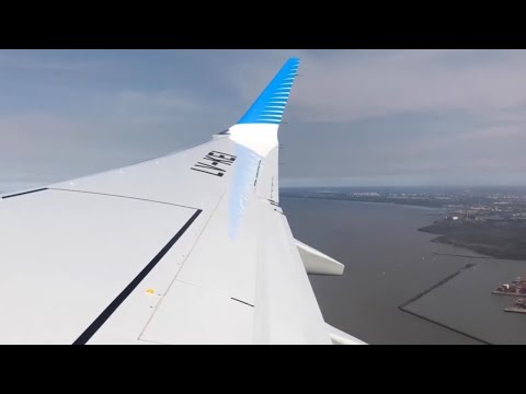 Aerolineas Argentinas 737 MAX 8 Takeoff from Jorge Newbery Airport 