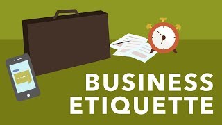 <span class='sharedVideoEp'>006</span> 職場商業基本禮節 Business Etiquette Basics