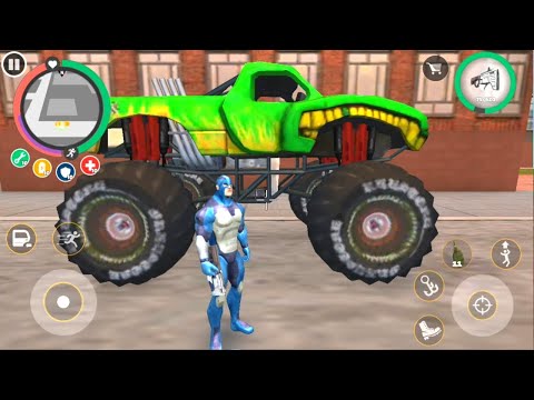 Rope hero games on new update - Rope hero new part fighting robot and tank - Android gameplay