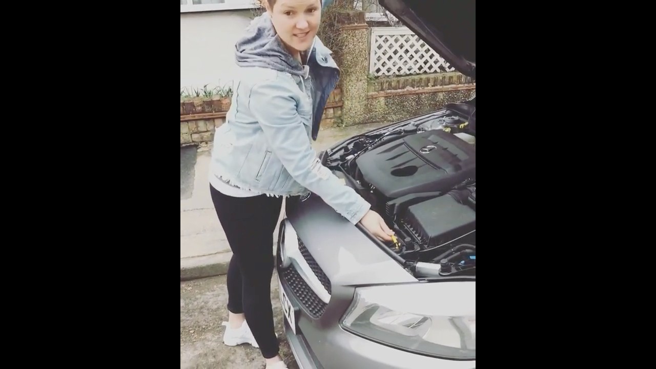 How to open the bonnet on a Mercedes A Class