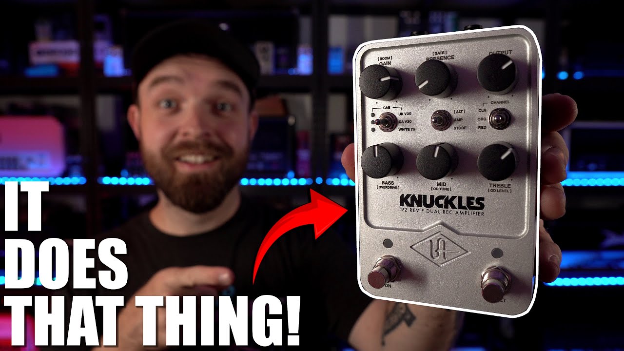 Universal Audio UAFX Knuckles '92 Dual Rec amp pedal review Universal Audio UAFX Knuckles '92 Dual Rec amp pedal review