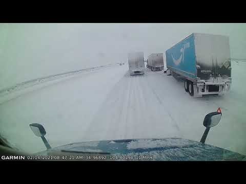 I-40 New Mexico Mile Marker 266 Pile Up 2-14-21