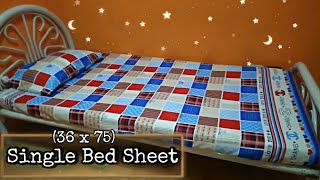 Canadian Bed Sheet | How To Make Single BedSheet | (36 x 75)