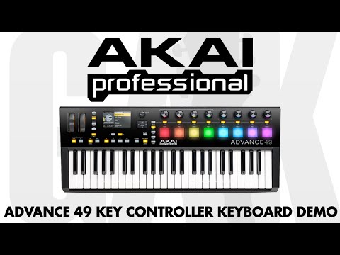 Akai Advance 49 Key Controller Keyboard Akai Advance 49 Demo Review