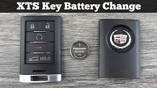 2013 - 2014 CADILLAC XTS Key Fob Battery Replacement - How To Replace Change Remote Batteries DIY