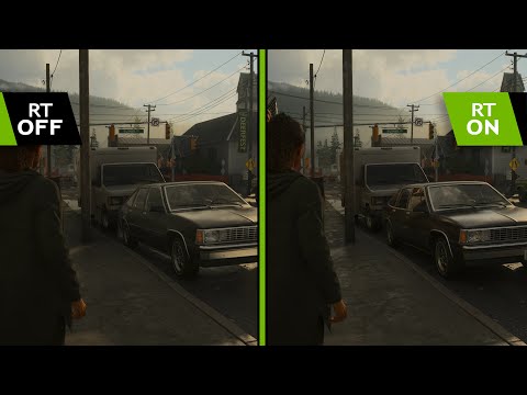 Alan Wake II - Ray Tracing On/Off Comparison  |  Path Tracing  DLSS 3.5  |  RTX 4090