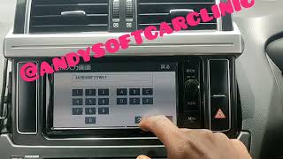 How To unlock Toyota NSZN-W64T radio - ERC code enter process uganda