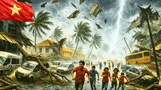 Download lagu CHAOS in Vietnam! Super Typhoon Bualoi Smashes Cities with 240 km/h Winds, Homes and Roads Destroyed mp3