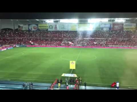 "America va real cartagena esta hinchada del rojo no la tiene nadie" Barra: Baron Rojo Sur • Club: América de Cáli • País: Colombia