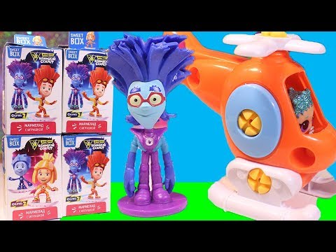 ФИКСИКИ сюрпризы СВИТ БОКС / ФАЕР СТАЛ ЗЛЫМ sweet box