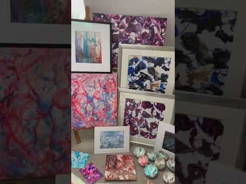 Impromptu Encaustic Wax Art Tour, How and Where to Buy my Work…